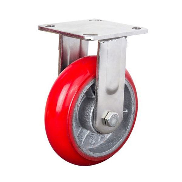 6 inch round PU casters